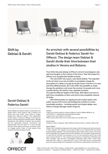 Offecct Press release Shift by Daniel Debiasi and Federico Sandri 2018 (en)