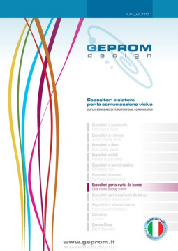 Geprom Design - Desk notice display stands (it, en)