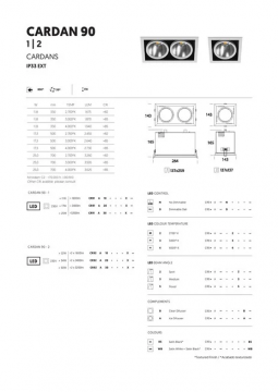 Cardan90 Data sheet