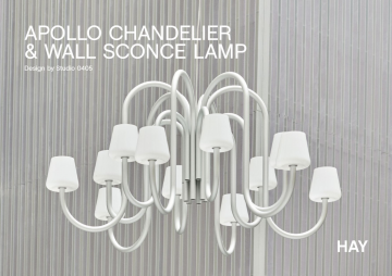 Apollo Chandelier and Wall Sconce Lamp - Booklet (en)