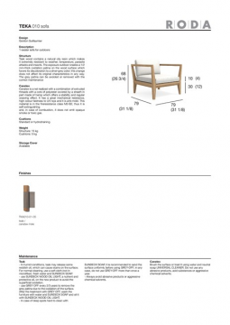 RODA TEKA 010 sofa en