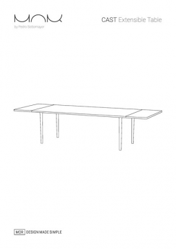 MOR instructions manual CAST table extensible (en)