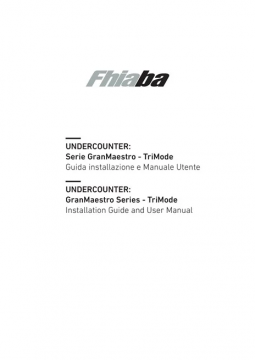 UNDERCOUNTER - Installation Guide and User Manual (it, en)