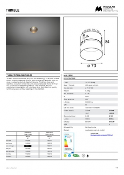 11622041 - Thimble 70 trimless IP LED GE (en)