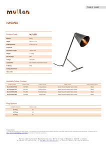 HAVANA MODERN INDUSTRIAL TABLE LAMP (en)