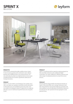 Sprint X Brochure (it, en, fr, de)