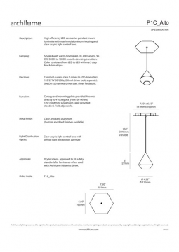 archilume Spec Sheet P1C Alto (eng)