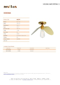 Dodoma Semi Flush Fitting (en)