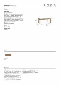 RODA NETWORK 002 bench en