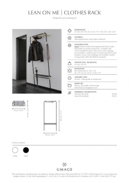 LEAN ON ME coat rack (en)