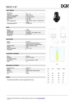 DGA IN&OUT m L30° Datasheet (en)