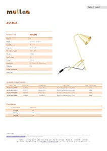 ASTANA TABLE LAMP (en)