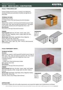 Technical sheet DECK DECK GLASS STORAGE (en)