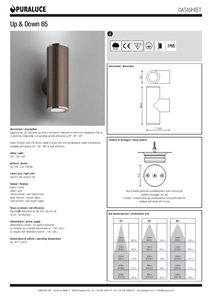 Up & Down 65 - Data sheet (it, en)