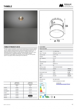 1162213 - Thimble 70 trimless IP LED GE (en)