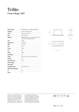 Firmamento Milano TRILITE table (it, en)