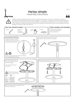 Hartau simple - Assembly instructions (en)