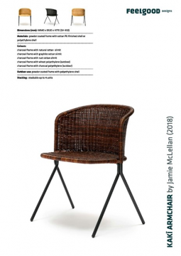 Kaki armchair - Jamie McLellan (en)