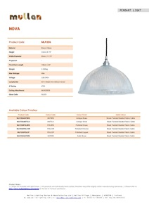 NOVA PRISMATIC PENDANT LIGHT (en)