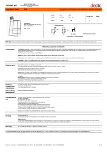 Area Declic - Log Mesh Stool - Products datasheet (en)