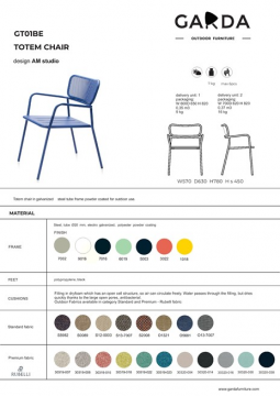 Totem chair - Technical data (en)