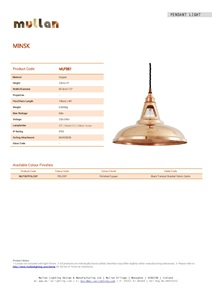 MINSK INDUSTRIAL COPPER PENDANT (en)