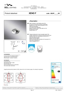 XENO F datasheet (fr, en)