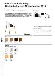 CATIFA 53 4 wood legs (en)