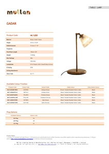 GADAR TABLE LAMP (en)