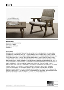 GIO - Chairs (en)