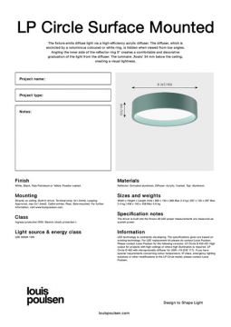 LP Circle Surface Mounted 91591 (en)