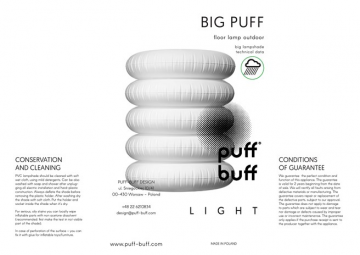 puff buff BIG PUFF outdoor floor lamp (en)