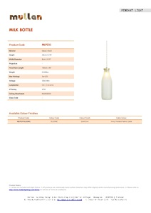 MILK BOTTLE PENDANT LIGHT (en)