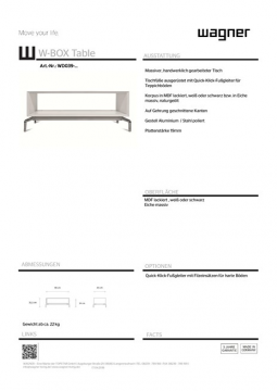 Wagner - W-Box Table (de, en)