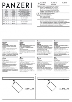 Panzeri - Mounting instructions (it, en, fr, de, es, nl, pt, pl)