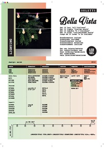 BELLA VISTA - Technical sheet (it, en, fr, de, es)