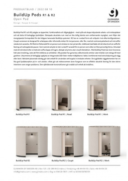 BuildUp Pod R1 and R2 - Product sheet (en)