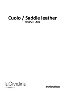 Saddle leather