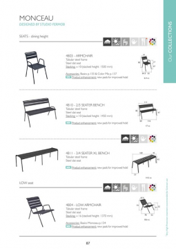 Monceau - Technical specifications (en)