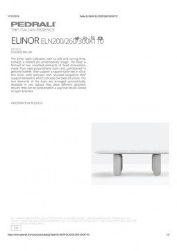 Table ELINOR ELN200 260 300X110 (en)