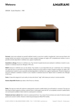 I 4 Mariani METEORA executive desk (it, en)