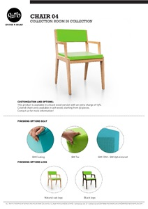 Product sheet - Room 26 Chair 04