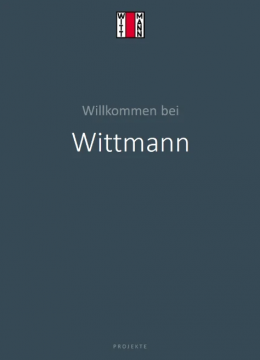 Wittmann Projects catalogue 2021 (de, en)