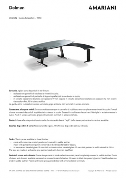 I 4 Mariani DOLMEN executive desks (it, en)