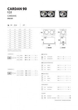 Cardan90 1/2 Data sheet