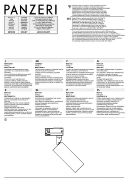 Panzeri - Mounting instructions (it, en, fr, de, es, nl, pt, pl)