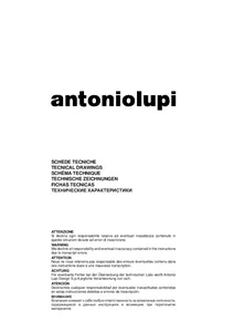 antoniolupi - Fireplaces - Technical drawings (it, en, fr, de, es, ru)