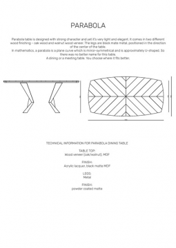 Technical Sheet PARABOLA (en)