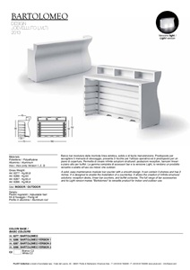 Bartolomeo desk Technical sheet (it, en)