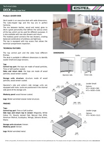 Technical data DECK (en)